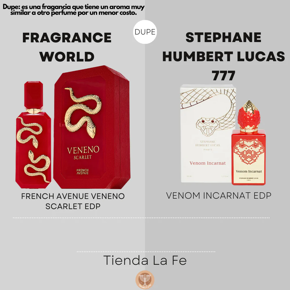 Fragance World French Avenue Veneno Scarlet 100ml EDP